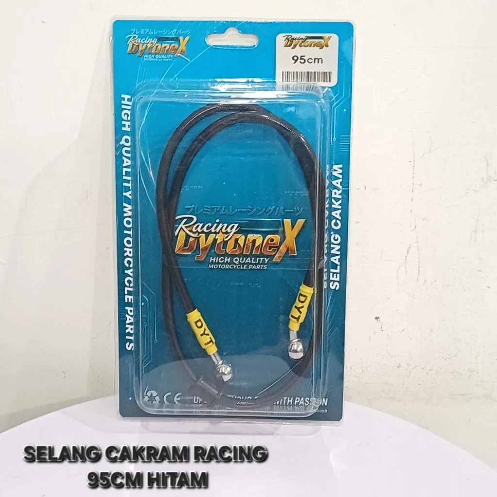 TALI KABEL SELANG REM CAKRAM RACING VARIASI 95 CM 95CM RACING HITAM