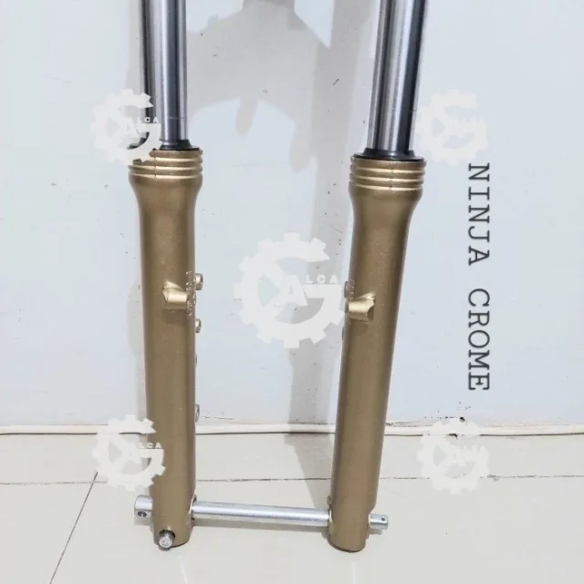 AS SHOCK SKOK SHOCKBREAKER DEPAN ASSY UP SIDE DOWN NINJA 150 SILVER