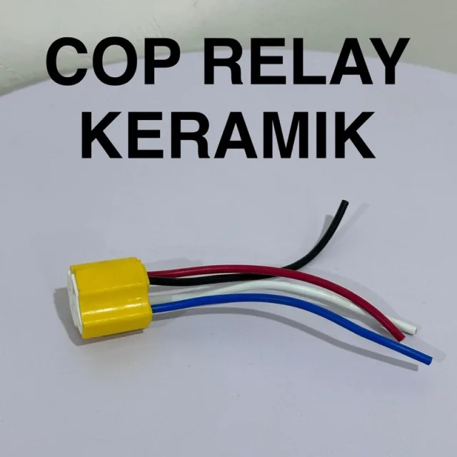 HRG PE 5 BIJI COP SOKET RELAY KERAMIK + KABEL TERMURAH