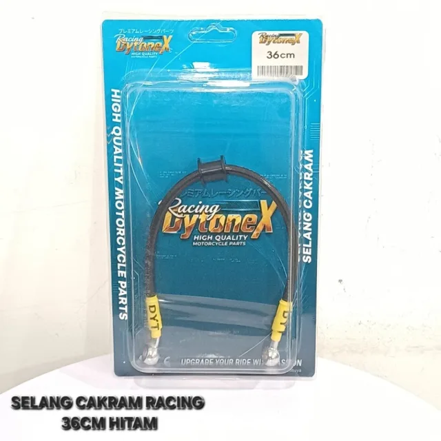 TALI KABEL SELANG REM CAKRAM RACING VARIASI 36 CM 36CM RACING HITAM