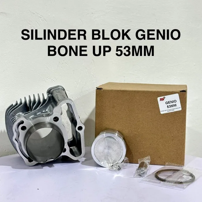 CYLINDER SILINDER BLOK SEHER BORING BORE UP GENIO 53 MM 53MM