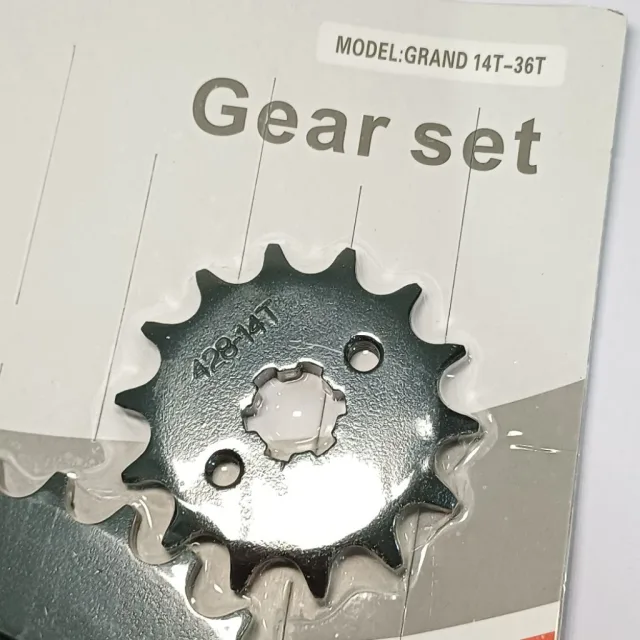 JSM GIR GEAR GER SET DEPAN BELAKANG ASTREA GRAND 36T 14T DEPAN BELAKANG