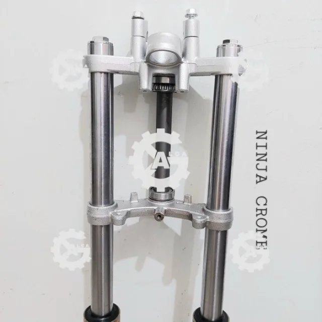 AS SHOCK SKOK SHOCKBREAKER DEPAN ASSY UP SIDE DOWN NINJA 150 SILVER