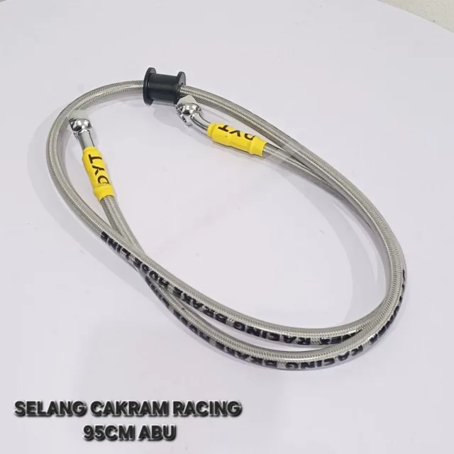 TALI KABEL SELANG REM CAKRAM RACING VARIASI 95 CM 95CM RACING ABU ABU
