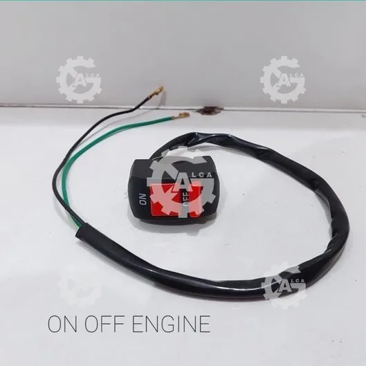 HRG PER 2 BIJI TOMBOL SAKLAR ON OFF OF ENGINE JEPIT STANG UNIVERSAL