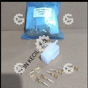SOKET SOCKET SKUN SET SAMBUNGAN 9 PIN KECIL LAKI COWO MALE ISI 10 SET