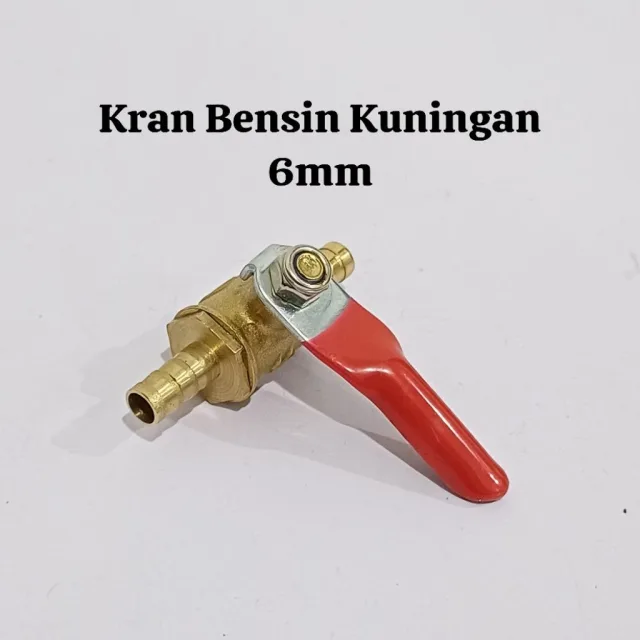 KRAN KERAN BENSIN KUNINGAN UNIVERSAL 1/4 6MM