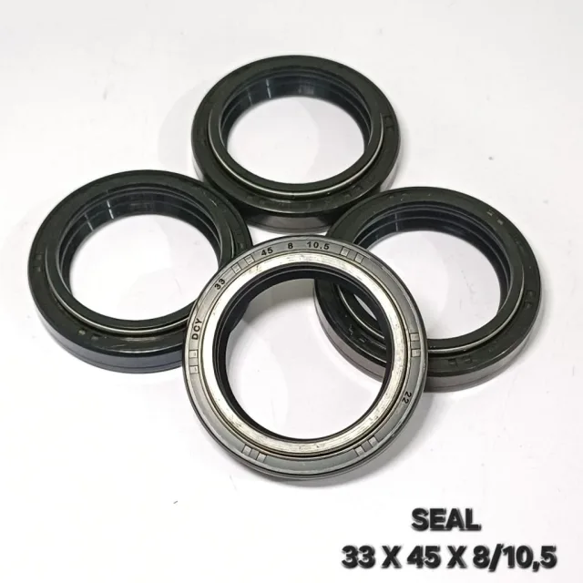 HRG PER 10 BIJI SIL SEAL SHOCK SKOK DEPAN VIXION 33 X 45 X 8/10,5 PER 10 PCS