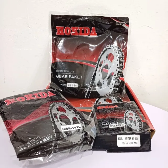 HOKIDA GIR GEAR PAKET SET JUPITER MX NEW 38T 14T 112 HOKIDA
