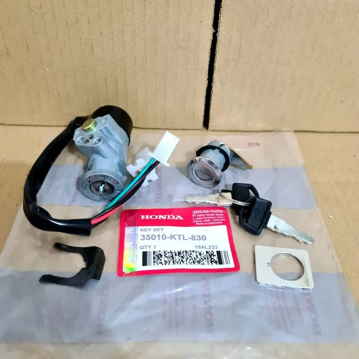 KUNCI KONTAK ASSY SET KUNCI JOK GRADE A HONDA SUPRA FIT NEW KTL
