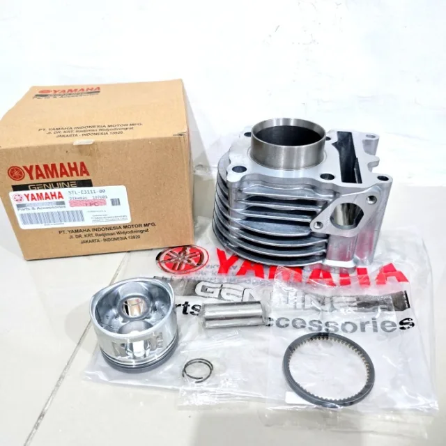 CYLINDER SILINDER BLOK SEHER SET PISTON KIT MIO KARBU LAMA STD 5TL J1L-2-01