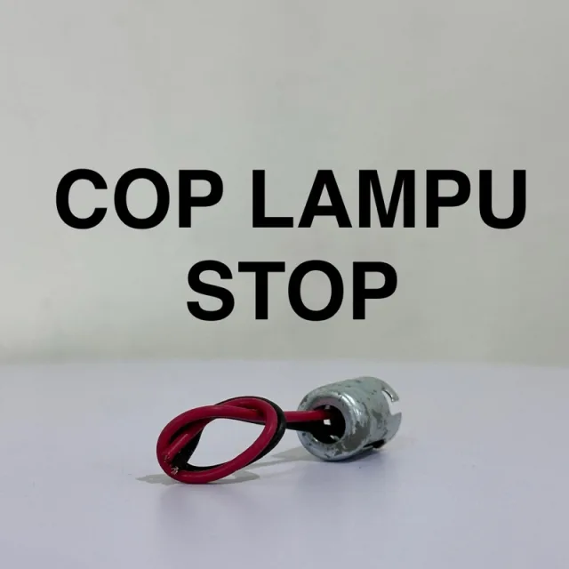 HRG PER 10 BIJI COP FITTING LAMPU STOP DOUBLE TERMURAH RETENG SEIN GL