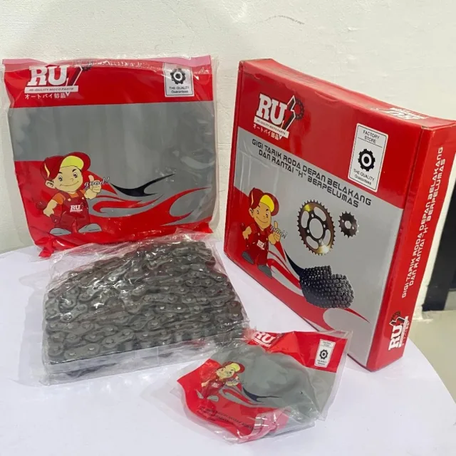 GIR GEAR PAKET GEAR SET RANTAI VEGA ZR JUPITER Z NEW ROBOT Z1 40T 15T 428H 108