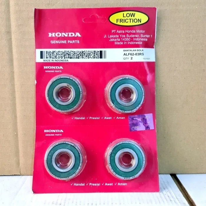 ISI 4 PCS LAHER BANTALAN RODA BEARING PRESS HONDA 6203 RS PER RENTENG 4 PCS