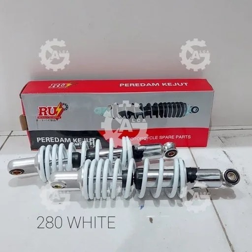SHOCK BREAKER BELAKANG 280 MERAH PUTIH 1 SET SEPASANG