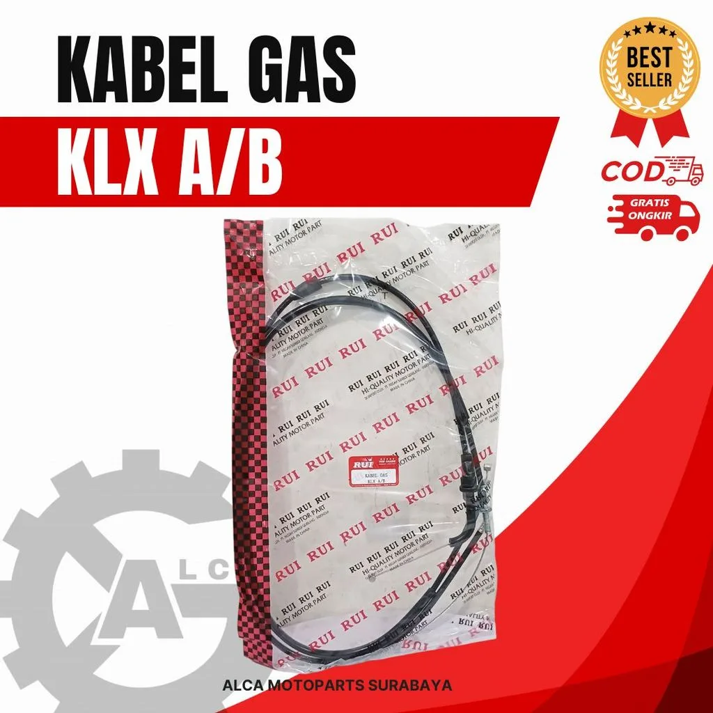 KABEL GAS SELANG THROTTLE KAWASAKI KLX 150 KLX150 ATAS BAWAH OPEN CLOSE SET