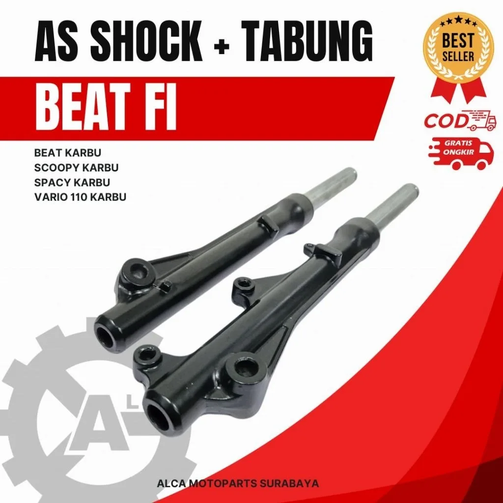 AS SHOCK SKOK DEPAN PLUS TABUNG BEAT FI K25 KZL
