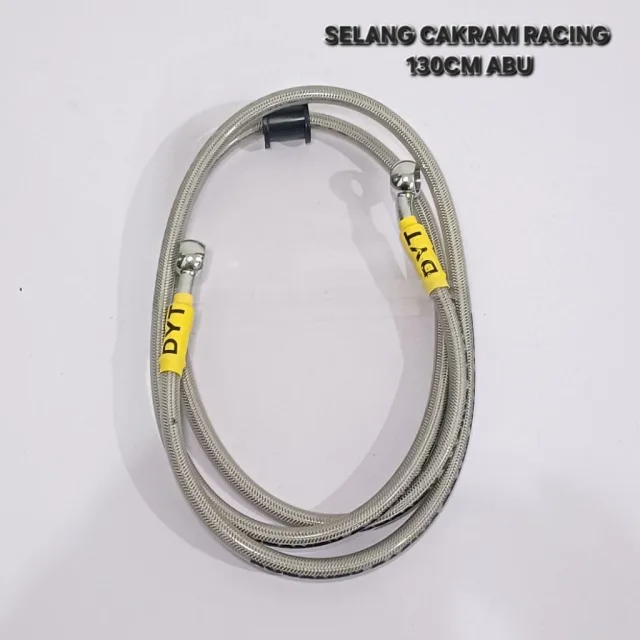 TALI KABEL SELANG REM CAKRAM RACING VARIASI 130 CM 130CM RACING ABU ABU