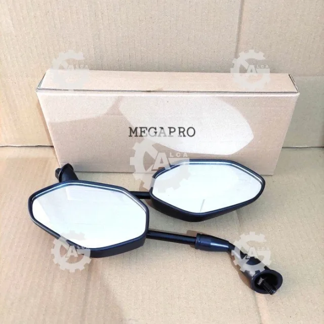 SPION MOTOR CKD STANDAR KACA CEMBUNG HONDA MEGA PRO 1 SET KIRI KANAN