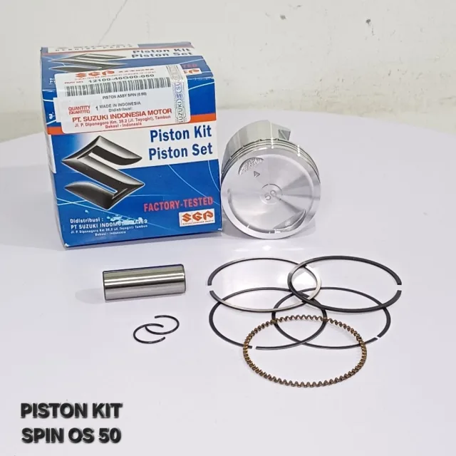 PISTON SEHER KIT SET RING PEN PISTON SPIN 125 OS 50 0.50 46G00