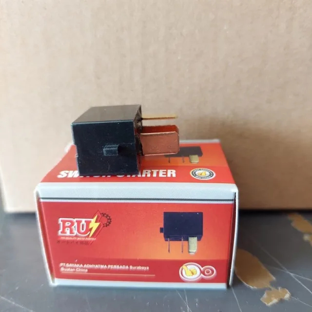 BENDIK RELAY SWITCH STATER STARTER BIRU KAKI 4 KAKI KECIL 12V DENSO