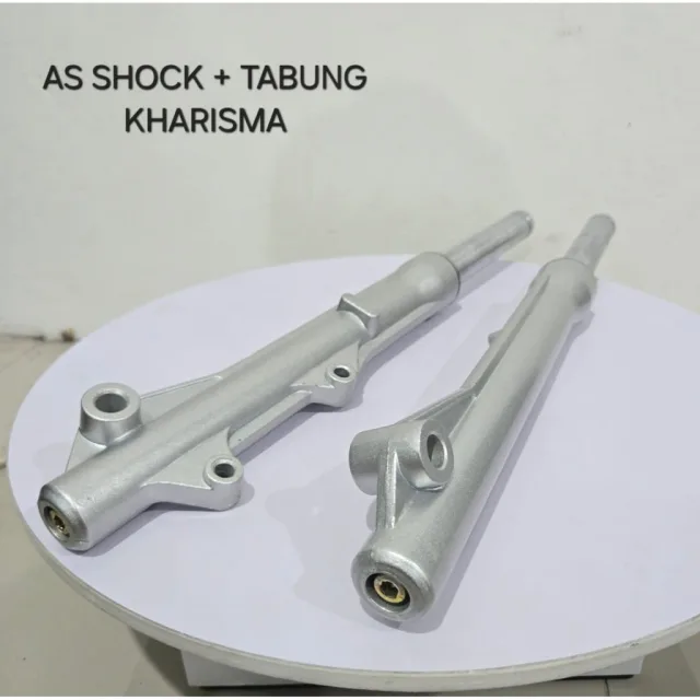 AS SHOCK SKOK DEPAN PLUS TABUNG KHARISMA / SUPRA X125 SILVER