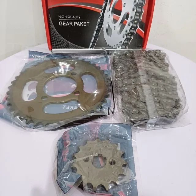 HOKIDA GIR GEAR PAKET SET SUPRA X LAMA 40T 15T 104 HOKIDA