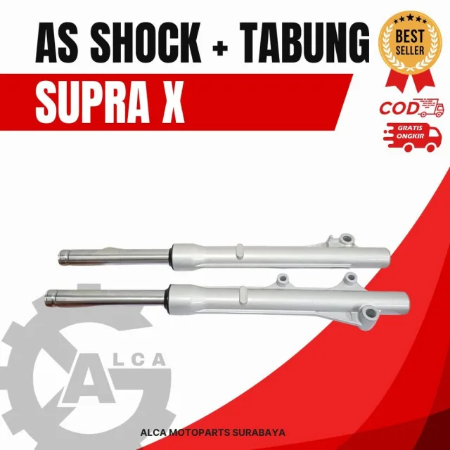 AS SHOCK SKOK DEPAN PLUS TABUNG SUPRA X 100 KEV