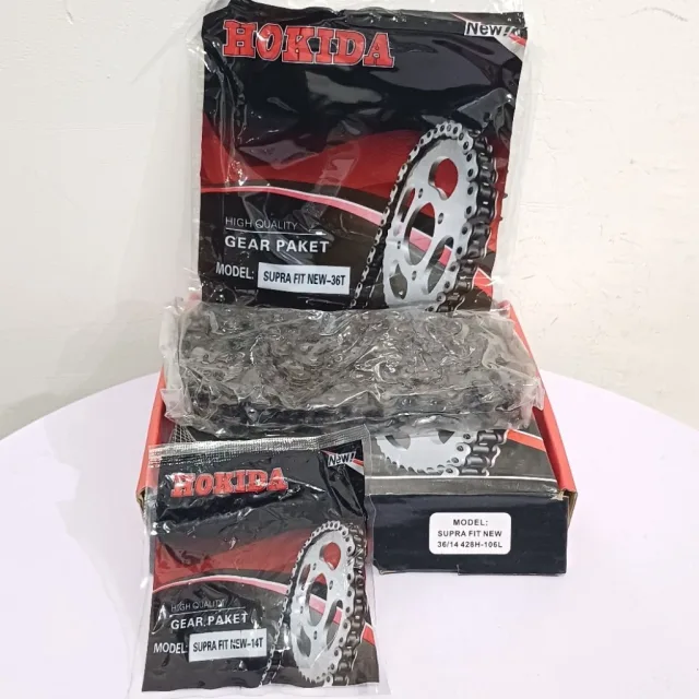 HOKIDA GIR GEAR PAKET SET SUPRA FIT NEW 36T 14T 106 HOKIDA