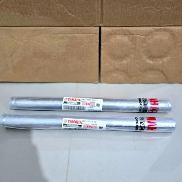 1 SET KIRI KANAN AS SHOCK SOK DEPAN X RIDE XRIDE X-RIDE TUTUP KLIP KANCING 2BU