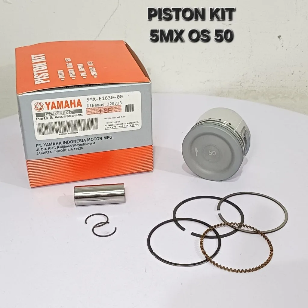 PISTON SEHER KIT SET RING PEN PISTON MIO KARBU LAMA SPORTY OS 50 0.50 5TL 5MX