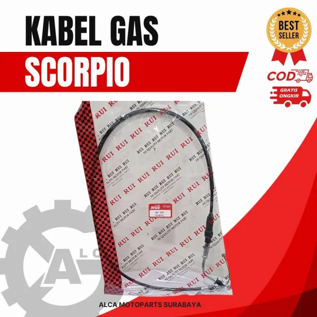 KABEL GAS SELANG THROTTLE YAMAHA SCORPIO Z 5BP