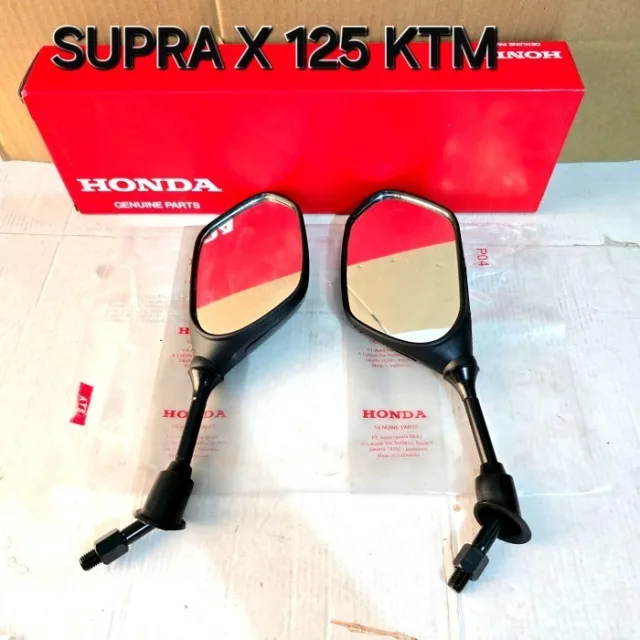 SPION MOTOR SUPRA X 125 KACA CEMBUNG 1 SET KIRI KANAN SEPASANG KTM