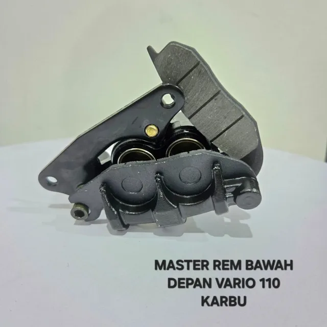MASTER REM BAWAH KALIPER ASSY KEPALA BABI DEPAN VARIO 110 KARBU