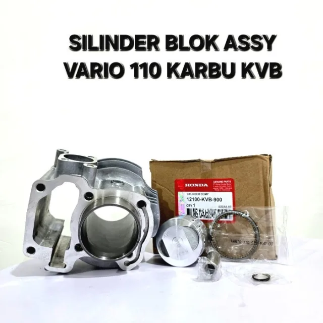 CYLINDER SILINDER BLOK SEHER SET PISTON KIT VARIO 110 KARBU LAMA KVB J1L-2-02