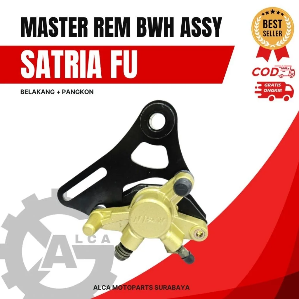 MASTER REM BAWAH KALIPER ASSY BELAKANG KEPALA BABI SATRIA FU 150 + PANGKON