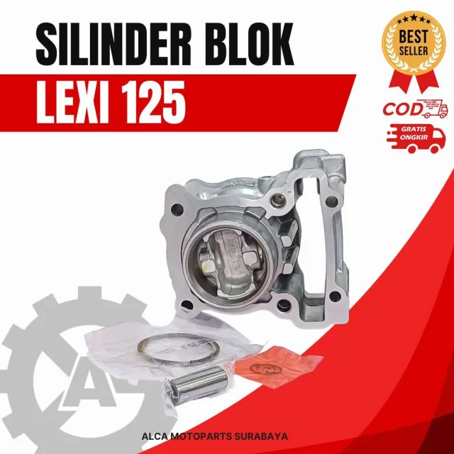 SILINDER BLOK SEHER ASSY SET PISTON LEXI 125 LEXI125 B3F