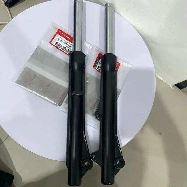 PLUS TABUNG 1 SET KIRI KANAN AS SHOCK SOK DEPAN PLUS TABUNG SUPRA X 125 KARBU LAMA KTM