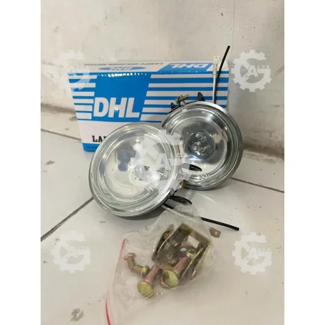LAMPU TEMBAK KABUT FOGLAMP 199 H3 BULAT UNIVERSAL PUTIH KUNING 12V 24V