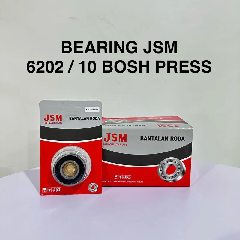 HRG PER 10 BIJI JSM LAHER BEARING PRESS 6202 / 10 6202/10 PLUS BOSH JSM PER KOTAK ISI 10 PC