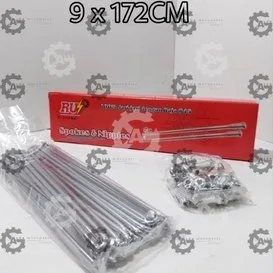 JARI JARI RUJI SPOKE CHROME 9 x 130 9X154 9 X 157 9 X 159 9 X 164 9 X 172 9X184