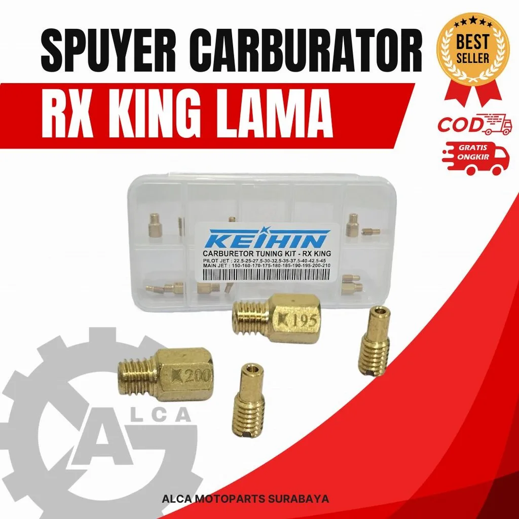 MAIN PILOT JET SPUYER KARBURATOR CARBURATOR RX KING RXKING 3KA