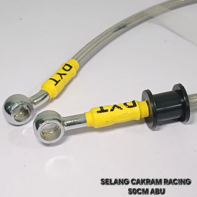 TALI KABEL SELANG REM CAKRAM RACING VARIASI 50 CM 50CM RACING ABU ABU