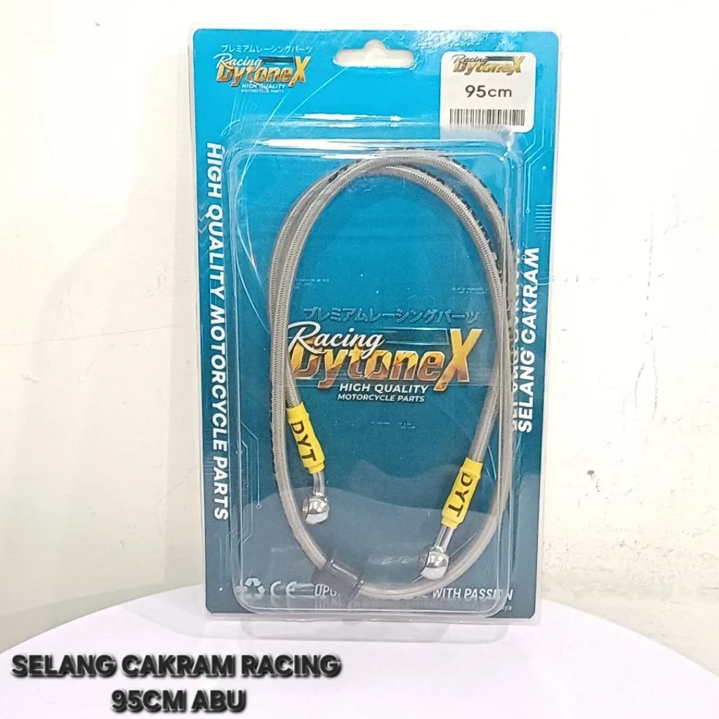TALI KABEL SELANG REM CAKRAM RACING VARIASI 95 CM 95CM RACING ABU ABU