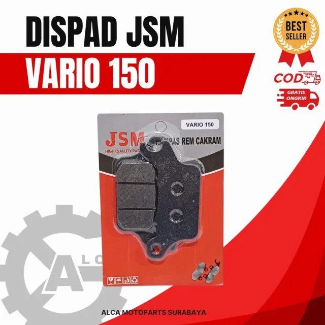 HRG PER 2 PAK JSM DISPAD KAMPAS REM CAKRAM DEPAN VARIO 150 125 ESP NEW BEAT NEW LED GENIO HRG 2 PACK JSM
