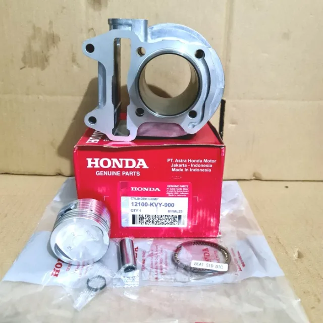 CYLINDER SILINDER BLOK SEHER SET PISTON KIT BEAT LAMA SCOOPY SPACY KARBU KVY J1L-2-06