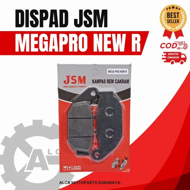 HRG PER 2 PAK DISPAD JSM KAMPAS REM CAKRAM BELAKANG MEGAPRO MEGA PRO NEW CRF CBR 150 BELAKANG HRG 2 PACK JSM