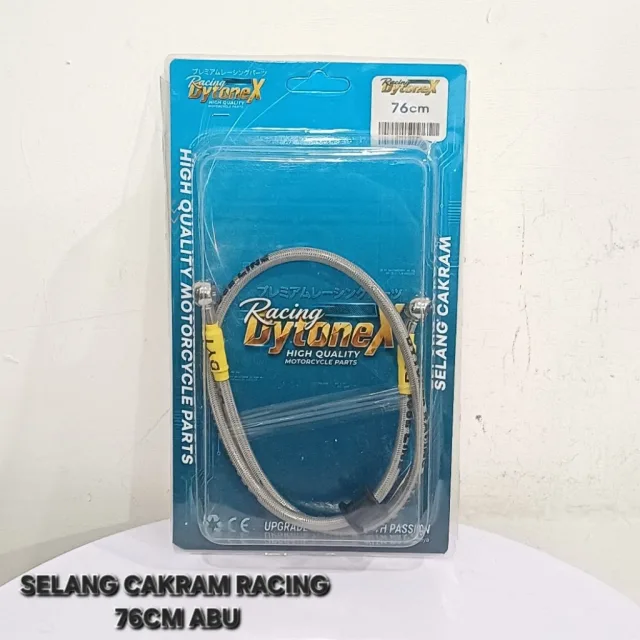 TALI KABEL SELANG REM CAKRAM RACING VARIASI 76 CM 76CM RACING ABU ABU