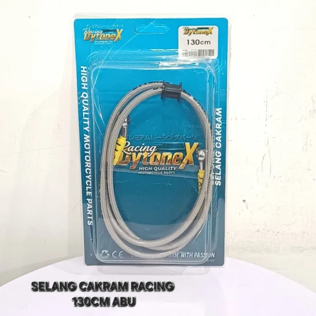 TALI KABEL SELANG REM CAKRAM RACING VARIASI 130 CM 130CM RACING ABU ABU
