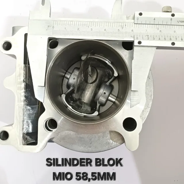 SILINDER BLOK SEHER BORING BORE UP MIO 58,5MM